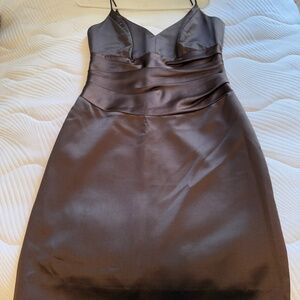 Espresso Colored Cocktail Dress